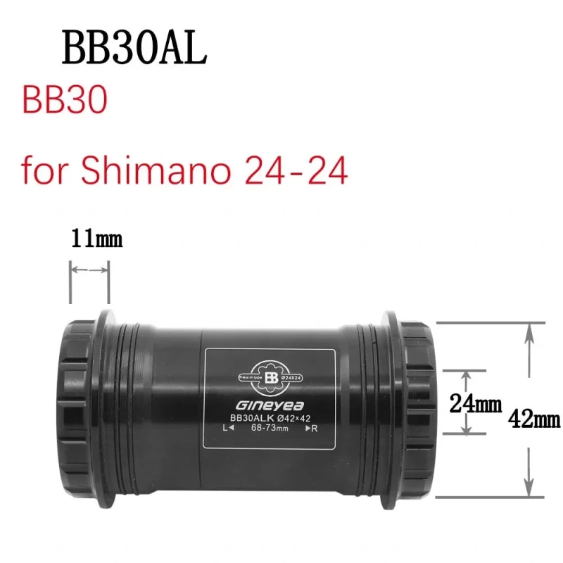 Gineyea Bike bottom bracket BB30 PF30 BB86 BB92 BB386 THREAD TOGETHER THREAD THRU road bike MTB for shimano for sram gxp