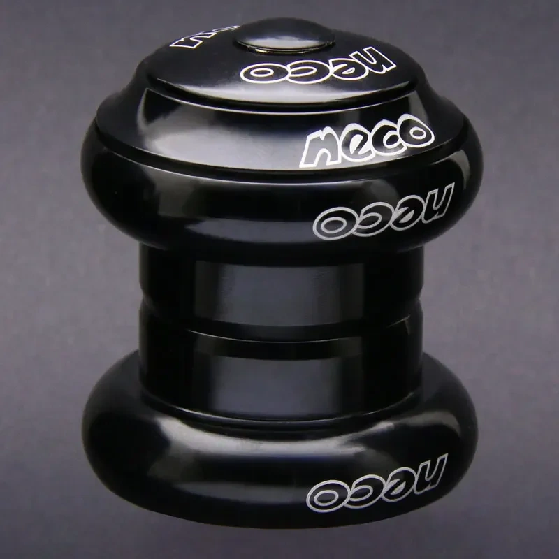 Neco Bike Bearing Headsets 34mm Threadless External Cup 1 1/8 1.125'' 34MM for Straight Fork Road Bike Fixie Gear Headset