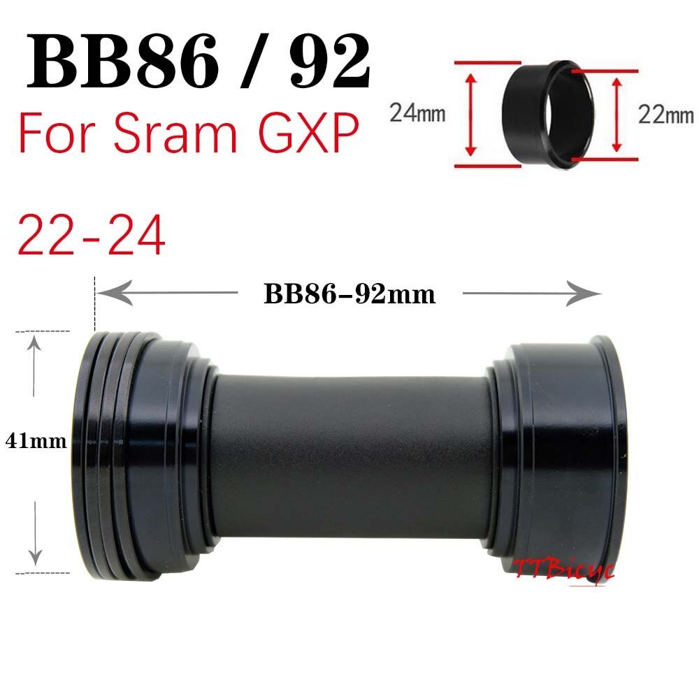 Gineyea Bike bottom bracket bb86 bb92 bb91 british BSA threaded 68 30 BSA30  for shimano sram 22 24 19 41 mm road bike MTB