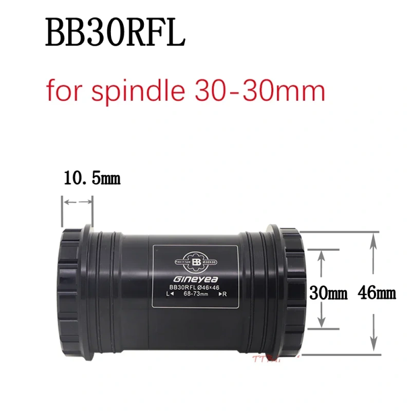 Gineyea Bike bottom bracket BB30 PF30 BB86 BB92 BB386 THREAD TOGETHER THREAD THRU road bike MTB for shimano for sram gxp