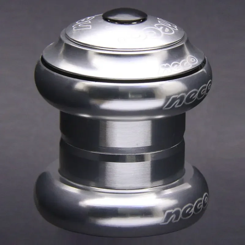 Neco Bike Bearing Headsets 34mm Threadless External Cup 1 1/8 1.125'' 34MM for Straight Fork Road Bike Fixie Gear Headset