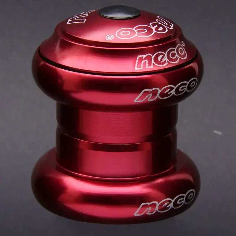 Neco Bike Bearing Headsets 34mm Threadless External Cup 1 1/8 1.125'' 34MM for Straight Fork Road Bike Fixie Gear Headset