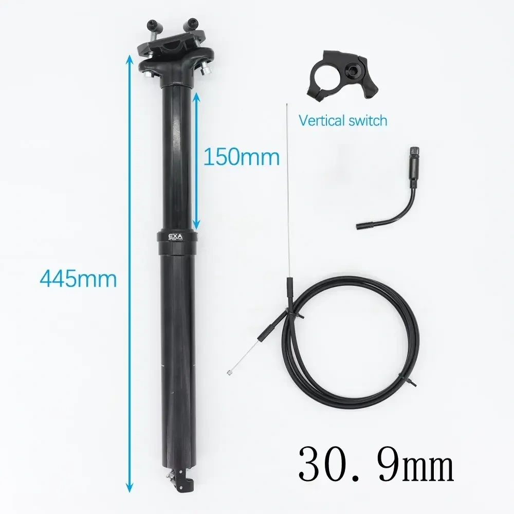 EXA Form Dropper Seatpost Bike MTB Mountain Bike 30.9 31.6 125mm 150mm Travel Kindshock Adjustable Seatpost Remote Control 900i