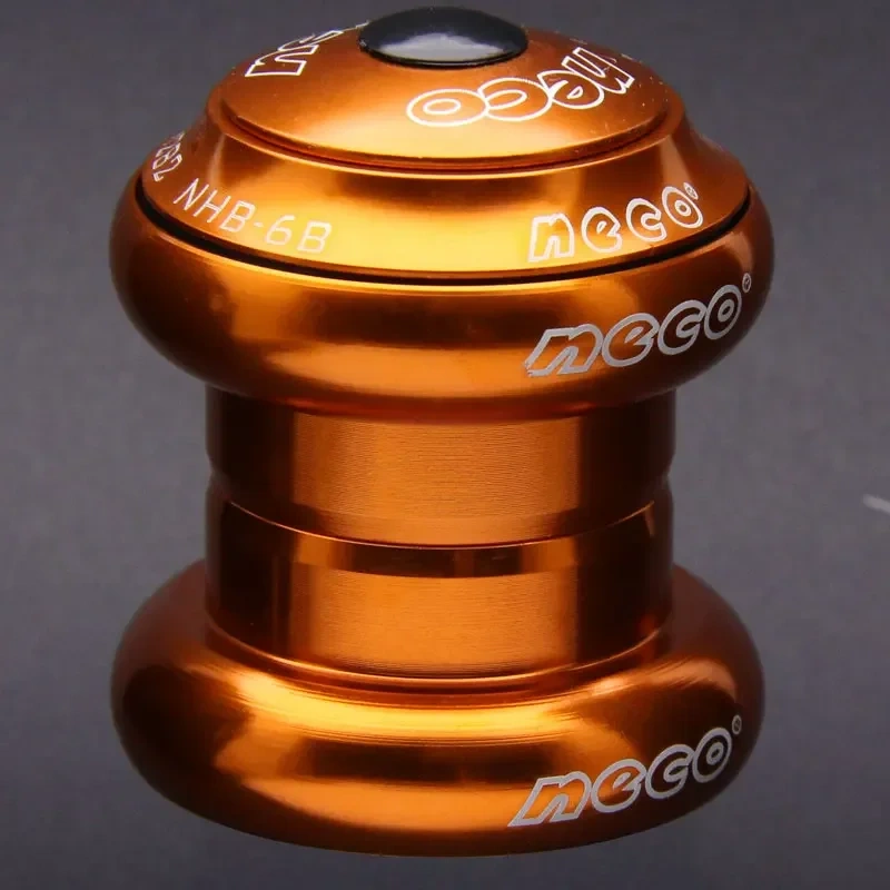 Neco Bike Bearing Headsets 34mm Threadless External Cup 1 1/8 1.125'' 34MM for Straight Fork Road Bike Fixie Gear Headset