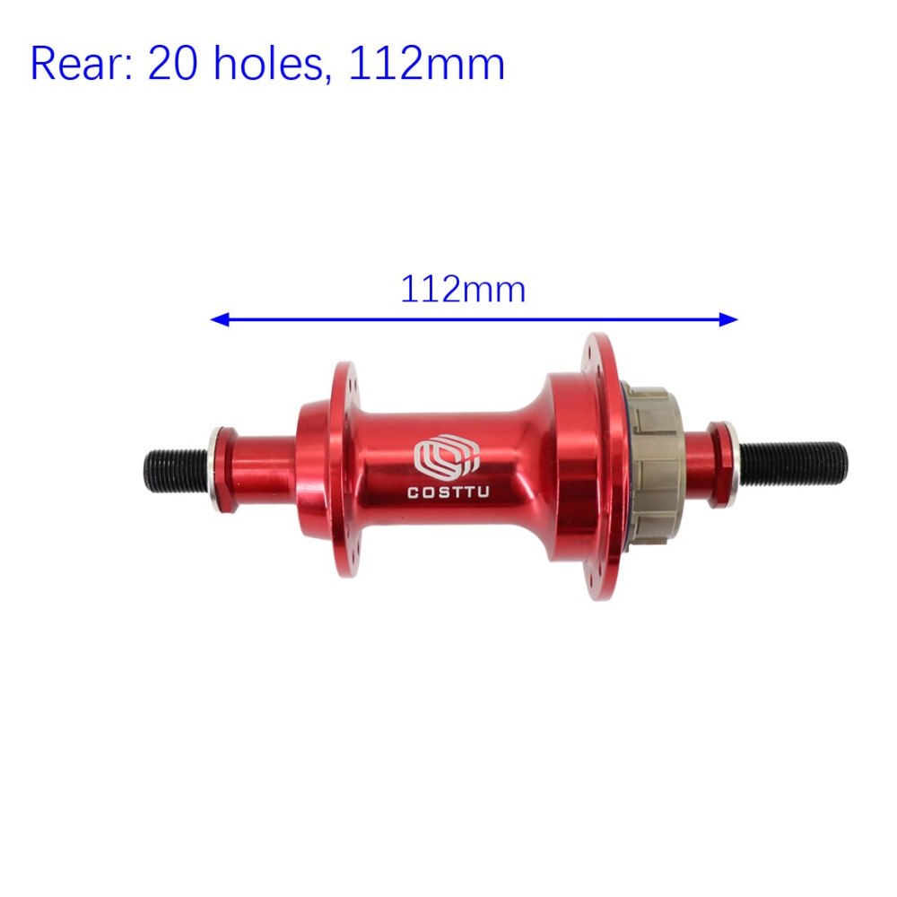 COSTTU Folding bike bearing hub for brompton for 3sixty 3 speed external folding bike 74mm 112mm 16 holes 20 hole for week eight