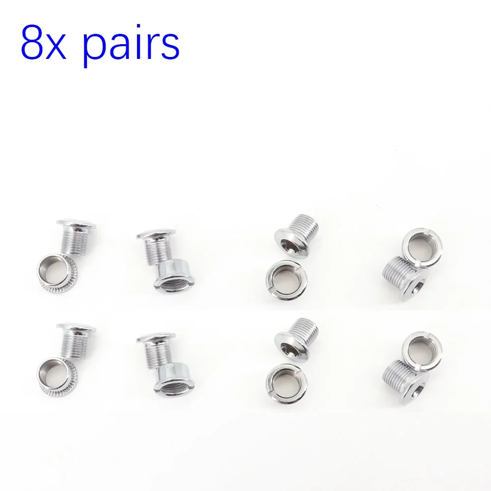 IXF bike chainring bolts steel bolts for 1x 2x chainring single speed double chainring M8 0.75 6.5 10.5mm