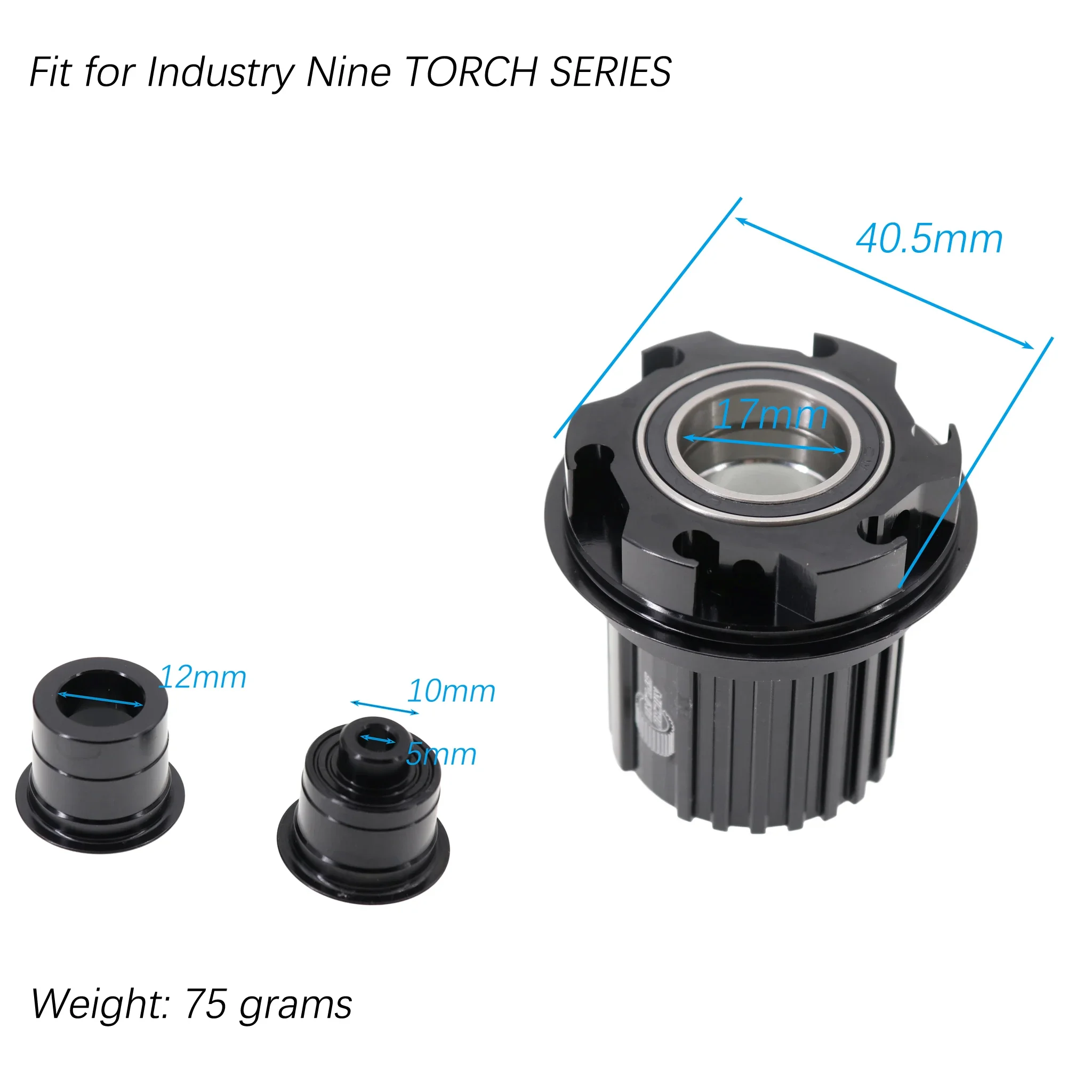 インダストリーナイン トーチ用 マイクロスプラインフリーボディ For