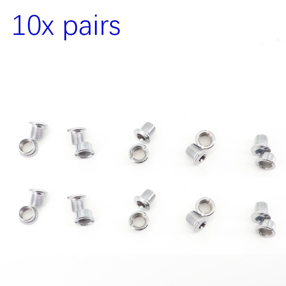 IXF bike chainring bolts steel bolts for 1x 2x chainring single speed double chainring M8 0.75 6.5 10.5mm