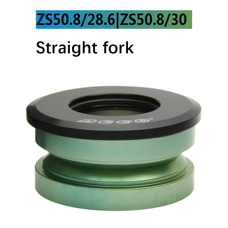 Neco Headset 50.8 Semi Integrated Threadless ZS50.8 28.6mm for Upper Headsets Road Bike MTB head tube tapered
