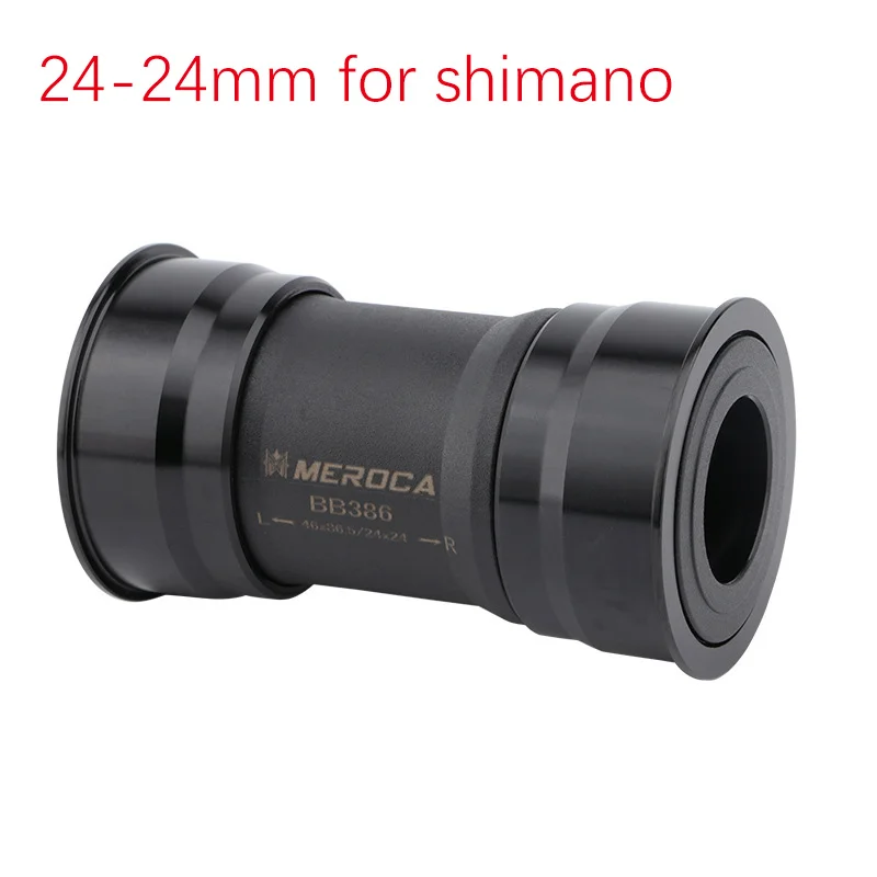 Meroca BB386 Bike Bottom bracket press fit in BB Bottom bracket 22 24 19 mm for