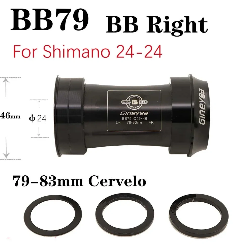 Gineyea Bottom bracket bike BB30 PF30 BB86 B79 BB386 for shimano for sram gxp press fit bearing 24mm 22 19 mm 42mm 46 MTB