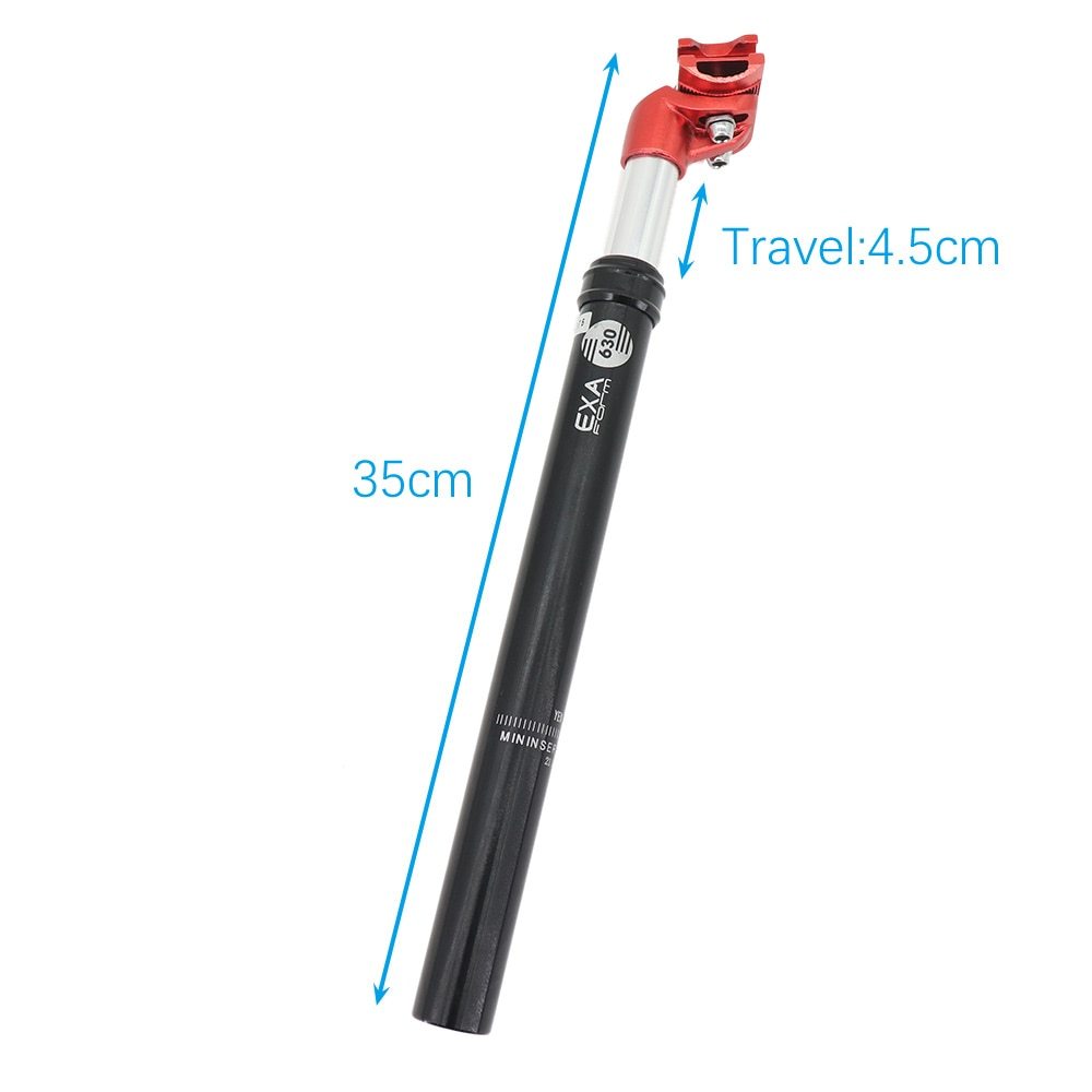 Exa Form Bike Suspension Seatpost 27.2mm 30.9 31.6 MTB Coil spring shock absorber seatpost  Mountain bike folding bike road 33.9