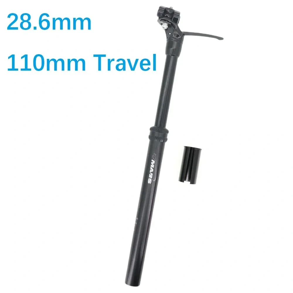 Tmars Dropper Seatpost Adjustable Height 27.2mm Remote Control Manual Hand Mechanical Bike MTB 28.6 30.1 30.4 30.9 31.6 110mm