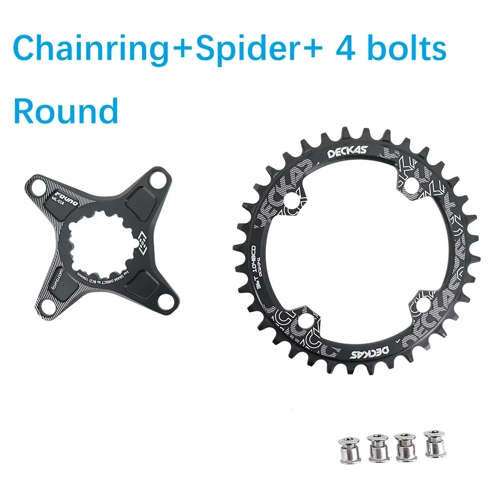Deckas Oval Chainring 6mm Offset GXP XX1 Eagle X01 GX X1 X0 X9 for sram DM 32T 34T 36 38 MTB Road Bike Direct Mount