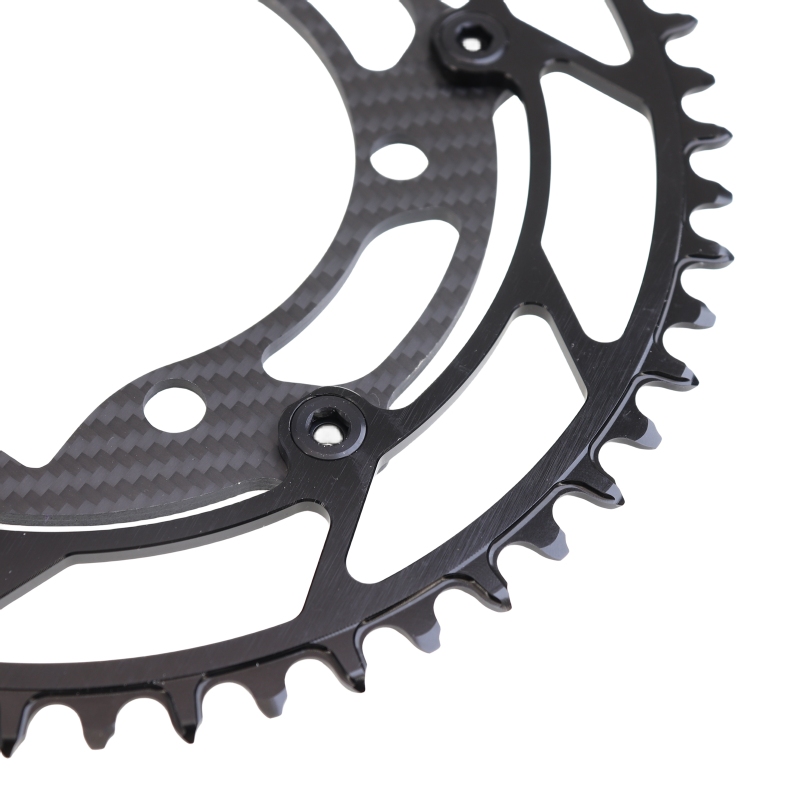 Stone Round Chainring Inner Offset 110BCD Carbon for Shimano 105 R7000 R8000 R9100 R9200 5800 6800 9000 Road Bike 12s 12 Speed