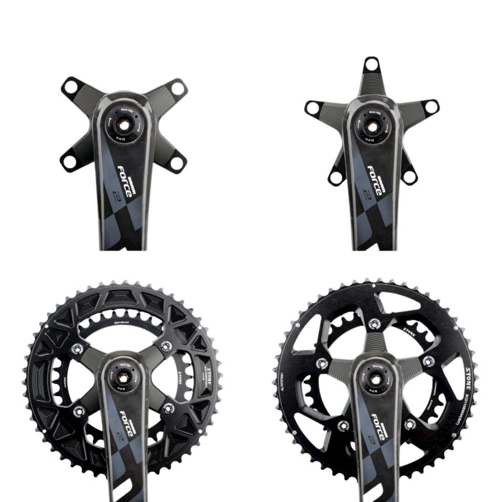 Stone Chainring Spider Adapter Converter GXP To 110BCD 4