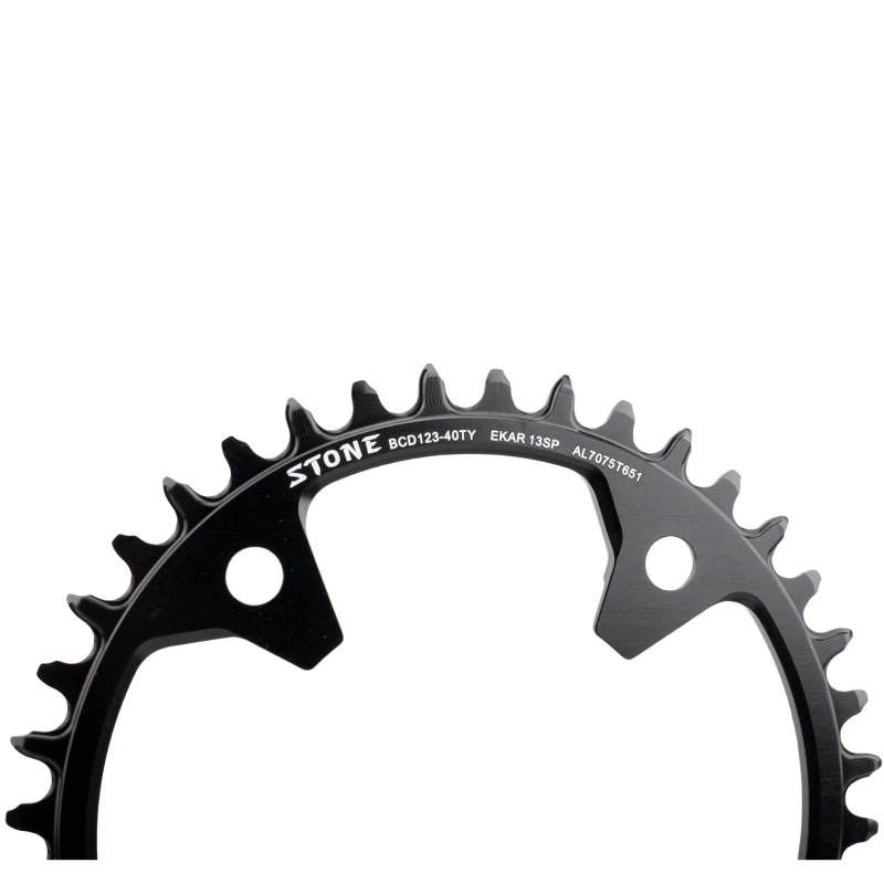 Stone 123BCD Bike Chainring Round for Campagnolo for Ekar Crank Gravel Road 1x13 Crankset for CP 13 Speed C13 Chain