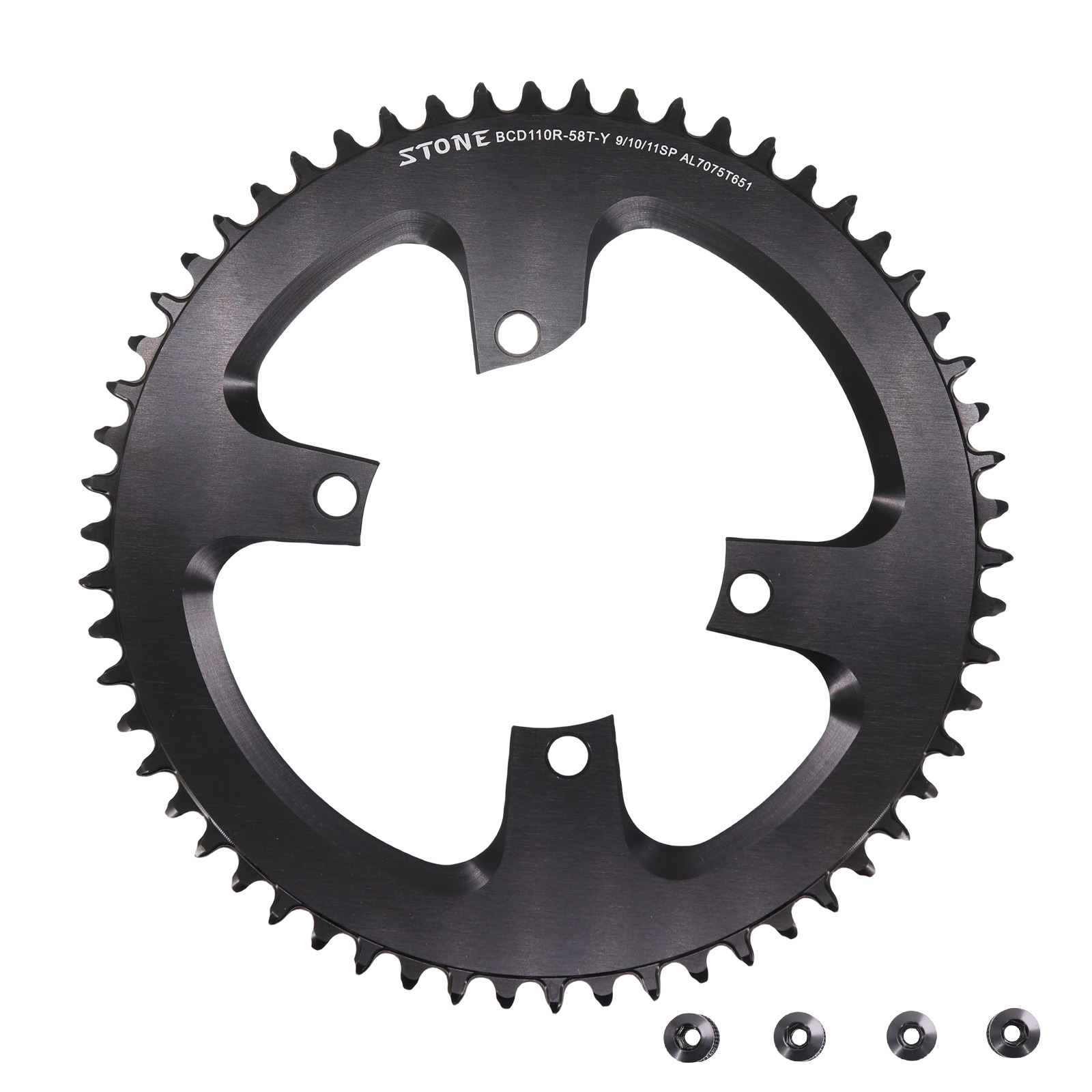 Stone Round Chainring 110 BCD for Shimano 105 R7000 R8000