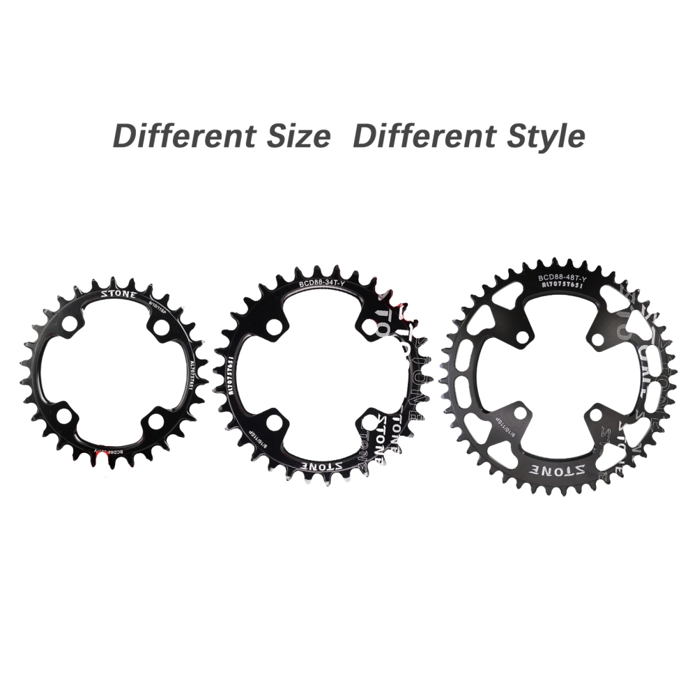 Stone 88BCD Round Bike Chainring for Shimano M985 30T 32T 36 38 40 42 44 46 48T MTB Bicycle Narrow Wide Chainwheel 88 bcd