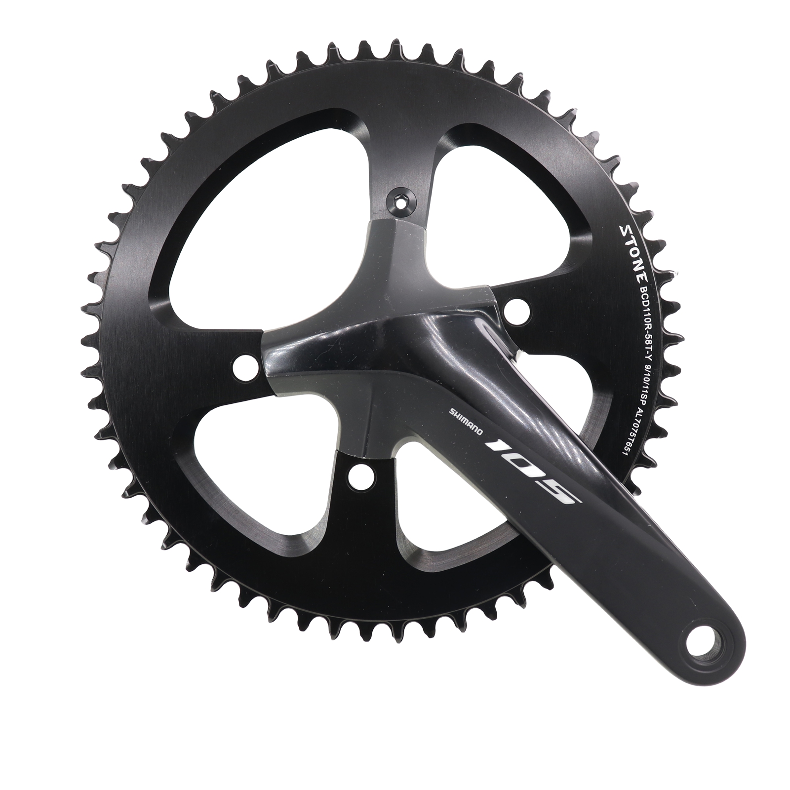 Stone Round Chainring 110 BCD for Shimano 105 R7000 R8000 R9100