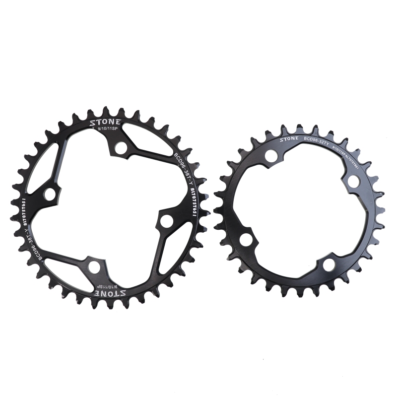 Stone Chainring Round 96BCD for Shimano alivio M782 M4000 M4050 M612 XTC820 36t 38 40t 42 44 46 48T MTB Bike Chainwheel 96bcd