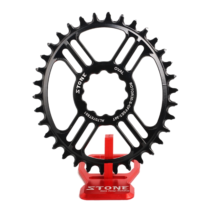 Stone Oval Chainring For Rotor 30mm REX 1.1 REX 2.1. 3D+ XC2 3DF XC2 5mm Offset 30T 32 34 36 38T MTB Bike Chainwheel direct mount