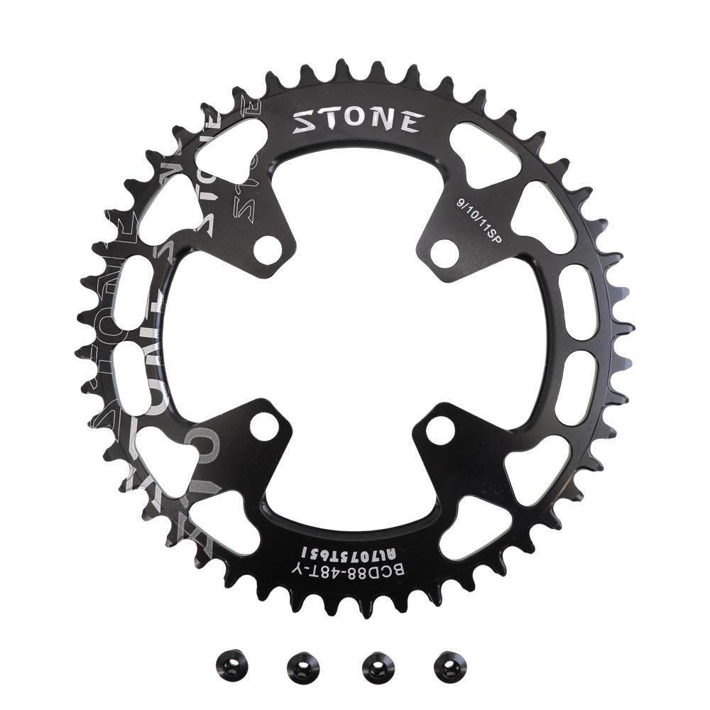 Stone 88BCD Round Bike Chainring for Shimano M985 30T 32T 36 38 40 42 44 46 48T MTB Bicycle Narrow Wide Chainwheel 88 bcd