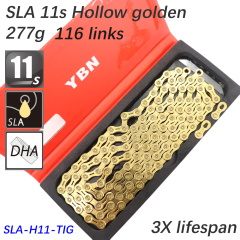 11 SLA hollow golden
