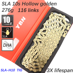 10 SLA hollow golden