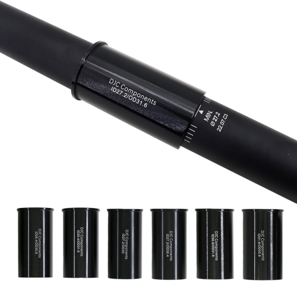 Seatpost Adapter shim spacer diameter size change pin seat 25.4 27.2 30.0 30.4 30.8 28.6 30.9 31.6 mm MTB bike tube convert