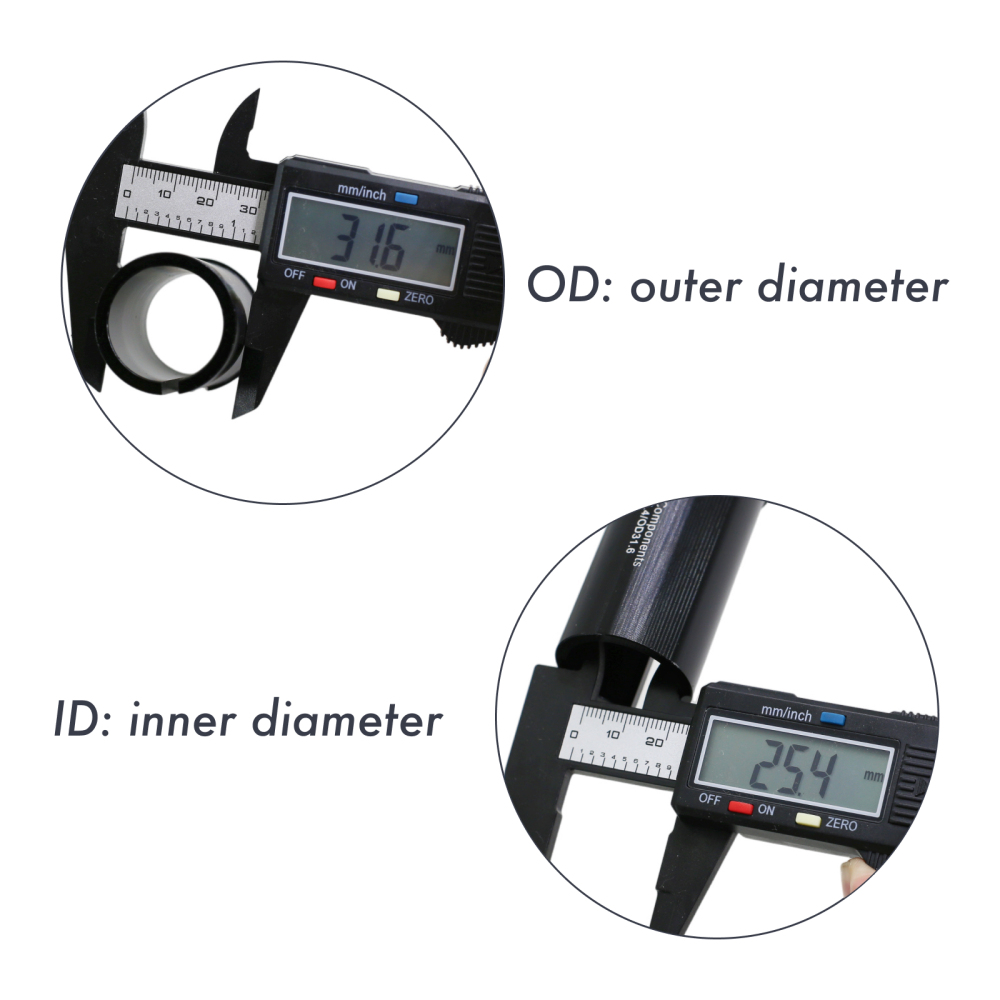 Seatpost Adapter shim spacer diameter size change pin seat 25.4 27.2 30.0 30.4 30.8 28.6 30.9 31.6 mm MTB bike tube convert
