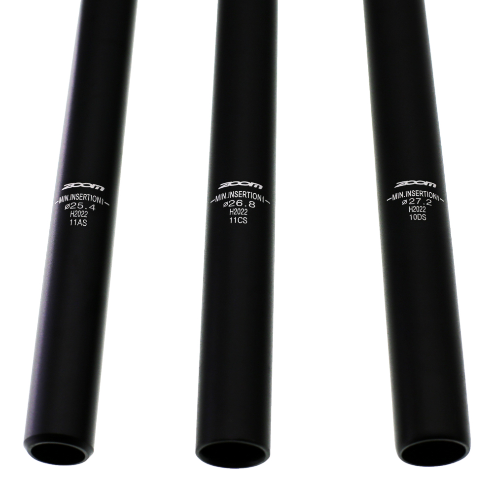 Zoom Seatpost for MTB Bike 300g Bicycle Seat Post Matt Black Silver 25.4 26.8 27.2 30 30.4 30.9 31.6mm 350mm Aluminum Alloy