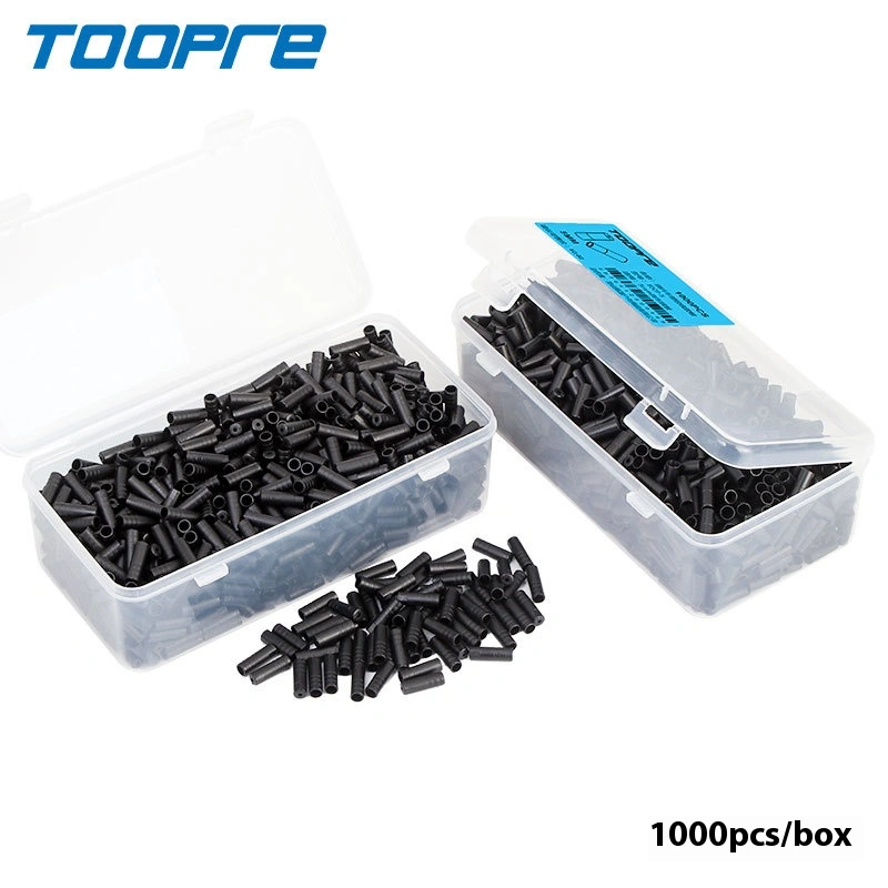 TOOPRE Mountain and Road Bike Plastic Cable End Caps for Gear and Brake Cables, 4/5mm