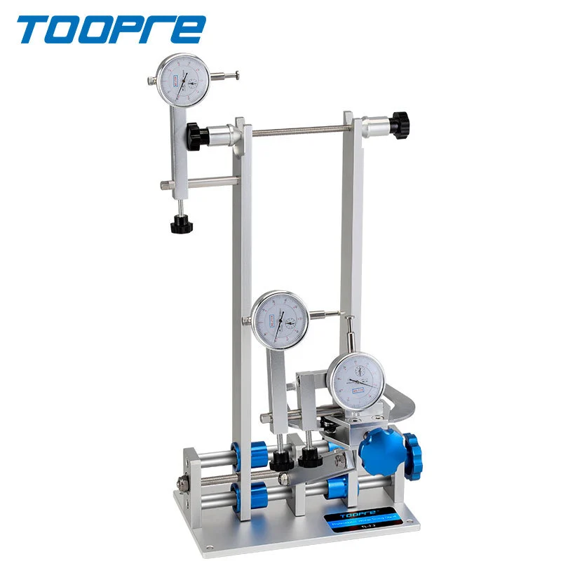 TOOPRE bicycle rim adjustment station mountain bike wheel rim correction station wheel set correction stand rim adjustment stand rim weaving tool