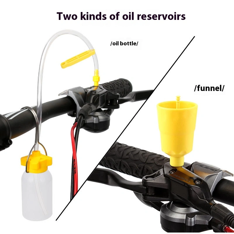 TOOPRE Mountain Bike Disc Brake Oil Change and Oil Filling Tool Kit, Universal Disc Brake Oil Set