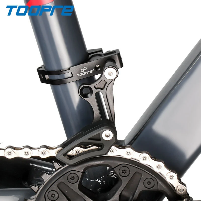 TOOPRE Bicycle Single Chainring Chain Guide, Narrow Wide Tooth Chain Stabilizer, MTB Front Derailleur Chain Keeper, Anti-Drop Chain