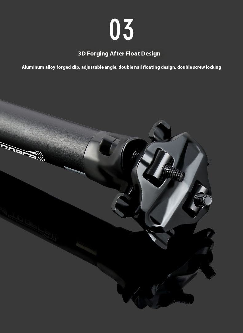 TOOPRE Aluminum Alloy Bike Seatpost 27.2/28.6mm Extended Two-Bolt Offset Seat Tube for MTB Road Bicycle