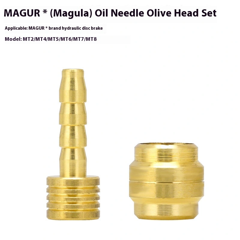 TOOPRE Mountain Bike BH-59/90 Disc Brake Hydraulic Oil Injection Accessories Oil Needle, Hose Compression Ring, T-Head Olive Head