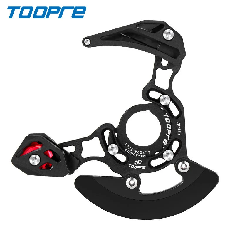 TOOPRE Mountain Bike Single Chain Guide DH Rear Derailleur Guard 32T-38T Chainring Stabilizer ISCG03/05