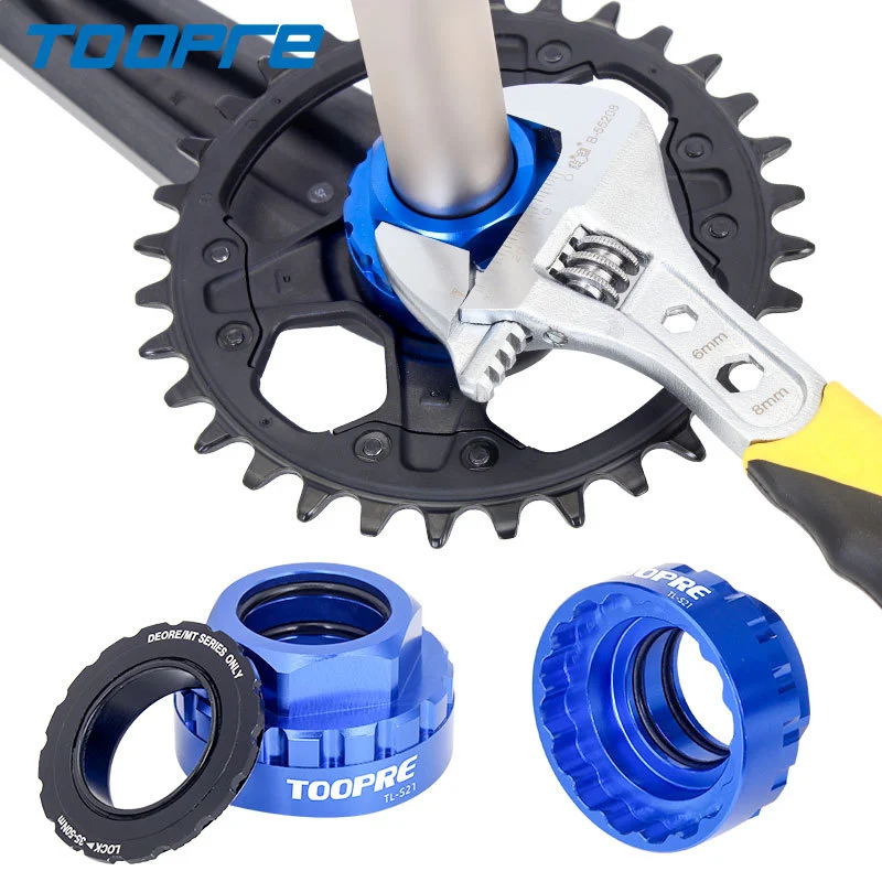 TOOPRE 12-Speed Direct Mount Chainring Removal Tool for M7100/M8100/M9100 XT Chainrings Installation Sleeve