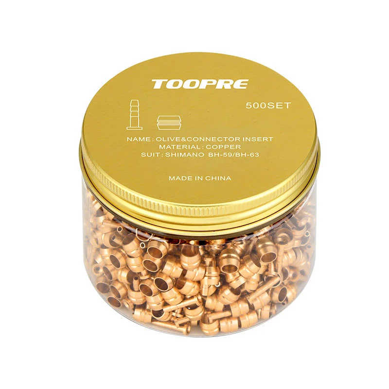 TOOPRE Mountain Bike BH-59/90 Disc Brake Hydraulic Oil Injection Accessories Oil Needle, Hose Compression Ring, T-Head Olive Head