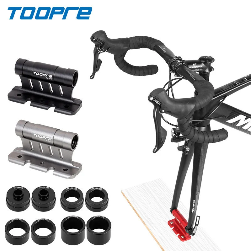 TOOPRE Bicycle Front Fork Fixing Bracket Car Roof Mount Quick-release Thru Axle Bike Carrier Rack