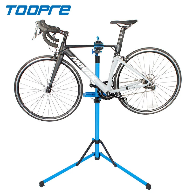 TOOPRE Mountain Bike Repair Stand Workstand Bicycle Maintenance Rack Road Bike Display Stand Aluminum Alloy Foldable