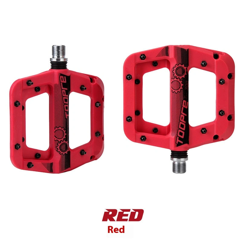 TOOPRE Bicycle Pedals Nylon Fiber Mountain Bike Oversized Anti-slip Pedals, Fixed Gear Road Bike Bearings Pedal