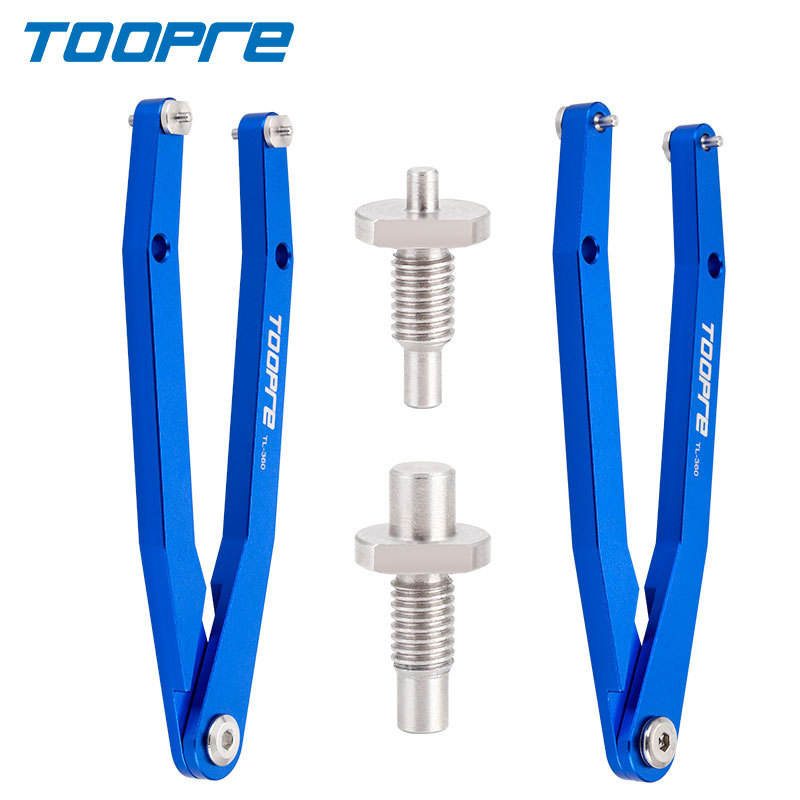 TOOPRE Bicycle Needle Hook Wrench DUB Crank Removal Tool, Motorcycle Shock Absorber Oil Seal Seat Maintenance