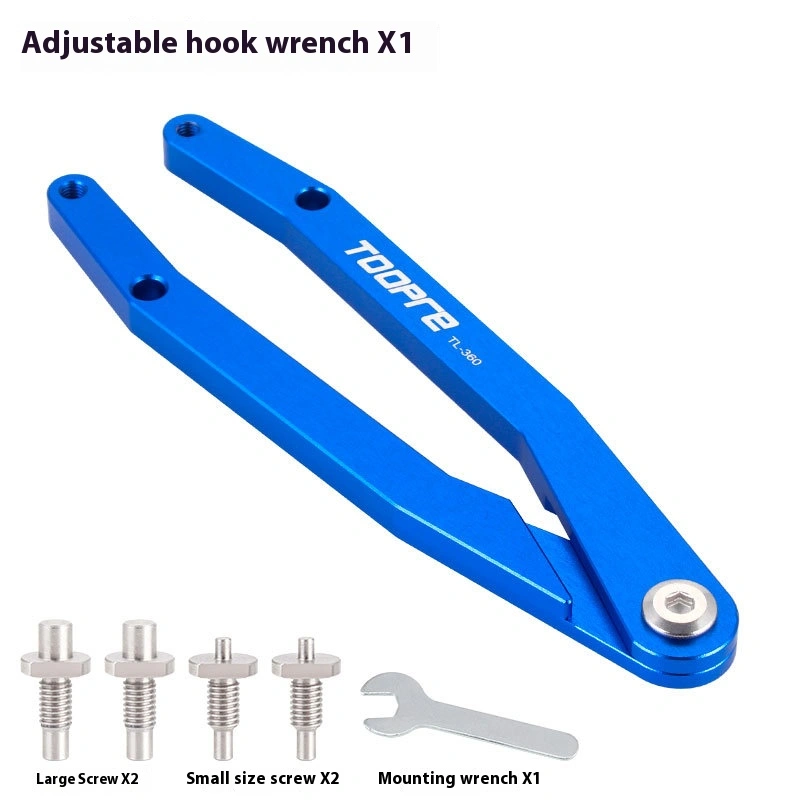 TOOPRE Bicycle Needle Hook Wrench DUB Crank Removal Tool, Motorcycle Shock Absorber Oil Seal Seat Maintenance