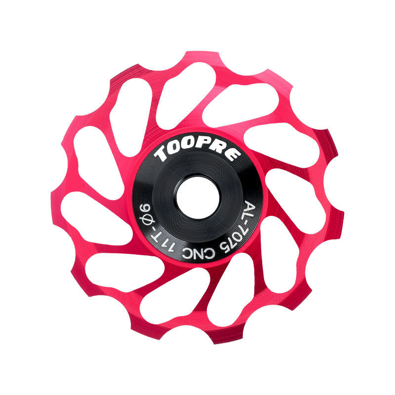 TOOPRE Mountain and Road Bike Ceramic Rear Derailleur Pulley 11T Jockey Wheel Aluminum Alloy Bearing