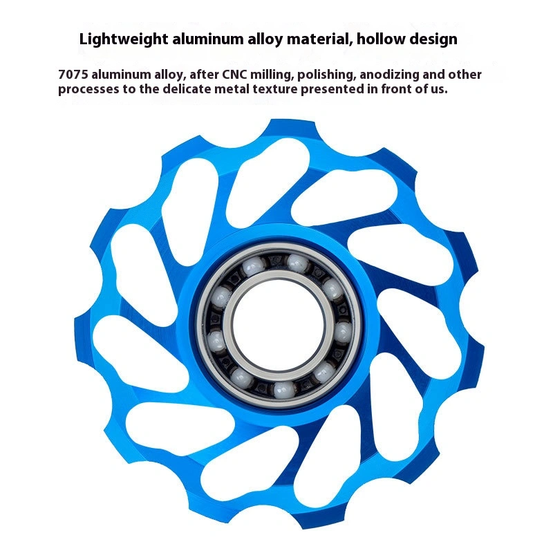 TOOPRE Mountain and Road Bike Ceramic Rear Derailleur Pulley 11T Jockey Wheel Aluminum Alloy Bearing