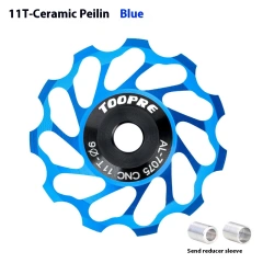 11T Ceramic Jockey Wheel (Blue)