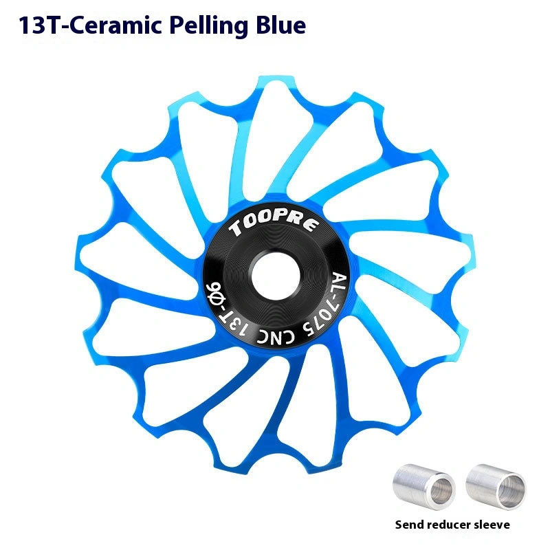 TOOPRE Mountain and Road Bike Ceramic Rear Derailleur Pulley 11T Jockey Wheel Aluminum Alloy Bearing